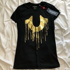 True Religion Black Tshirt